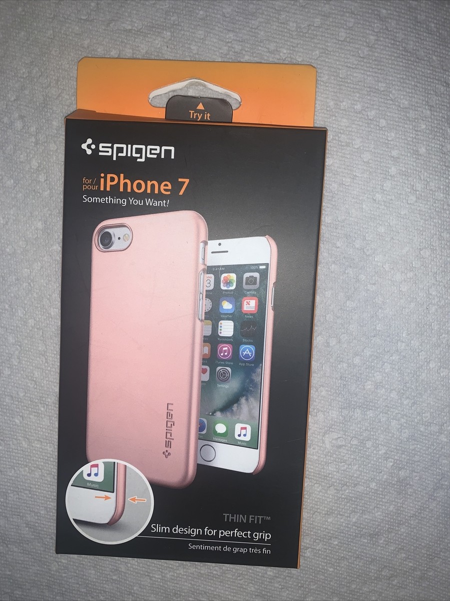 Spigen Thin Fit Phone Case for iPhone 7, Slim hard shell Cover