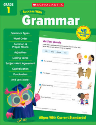 Scholastic Success with Grammar Grade 1 - Paperback - GOOD