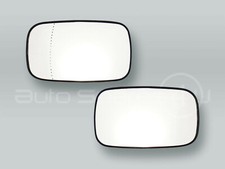 Espejo de puerta con calefacción vidrio y placa de respaldo par se adapta a Volvo S40 V50 2005-2006