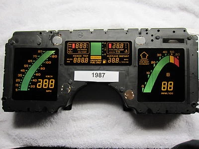 Corvette C4 digital dash instrument cluster Rebuilt 84 85 86 87 88 89 speedo - Bild 1 von 4