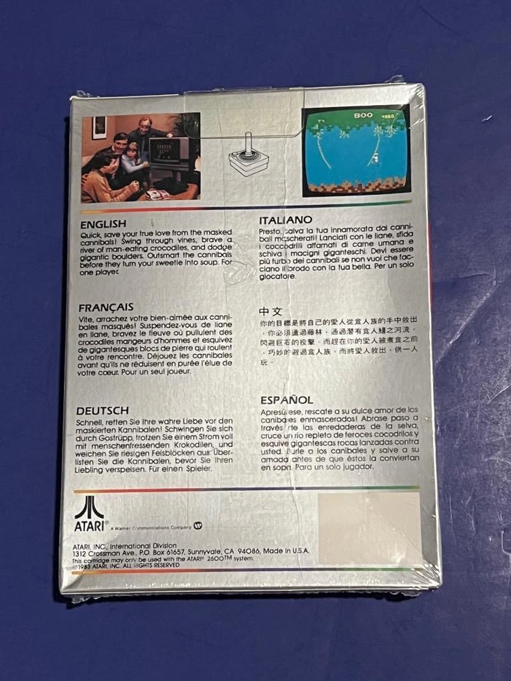 ATARI 2600 VINTAGE 1983 NEW JUNGLE HUNT VIDEO GAME! - Image 2 of 2