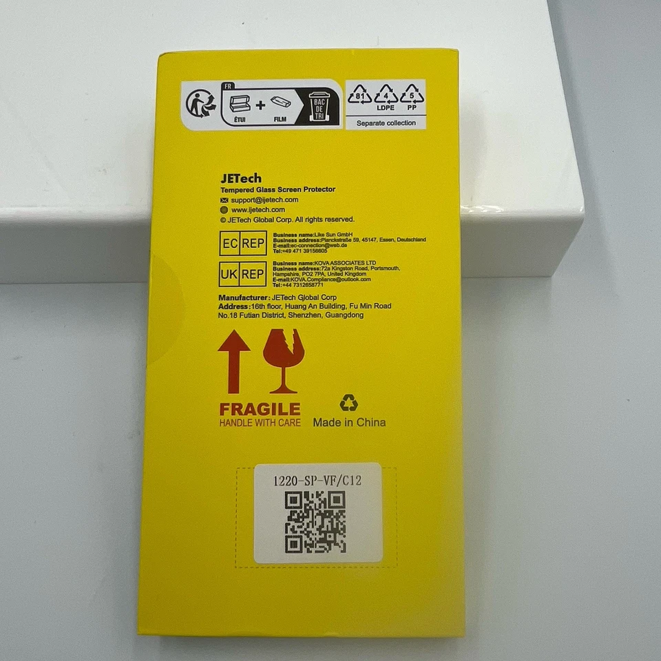 JETech 9H Tempered Glass Screen Protector For Samsung Galaxy A54 5G - Image 2 of 3