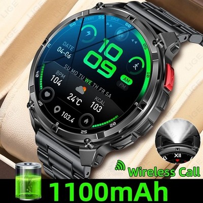 Smartwatch Herren Mit Telefonfunktion Pulsuhr Fitness Tracker 1.70'' Touchscreen