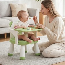 NEW Portable Folding Baby Booster High Chair Toddler Feeding Seat for Dining 6M+