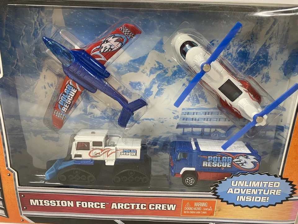 Matchbox Sky Busters Mission Force Arctic Adventure Pack W5286 Foto 3 de 4