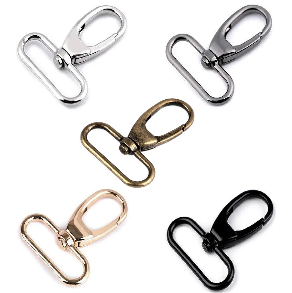 Metall Karabinerhaken *LUNA* für Taschen 40mm robust und hochwertig - Bild 1 von 1
