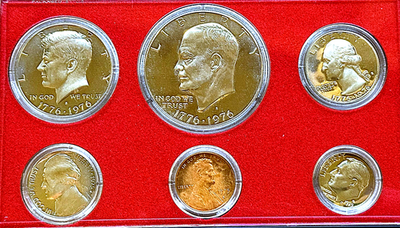 #ad #ad 1975 S PROOF SET EXTREMELY RARE HARD TO FIND UNC ONLY 2845450 MINTED $18.95