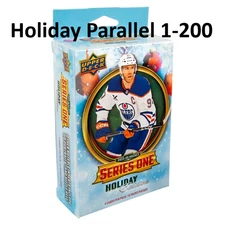 2025-26 25-26 Upper Deck Hockey Series 1 HOLIDAY Parallel 1-200 U PICK