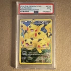 Pokémon 2016 Generations Radiant Coll. Pikachu Full Art Holo RC29 PSA 9