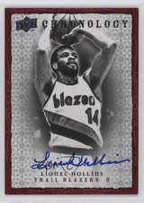 2007-08 Upper Deck Chronology Auto Lionel Hollins #63 Auto 0e5c