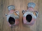 Set Of 2 Vintage Southwestern Pottery Vase/ Candleholders Clay — photo 4