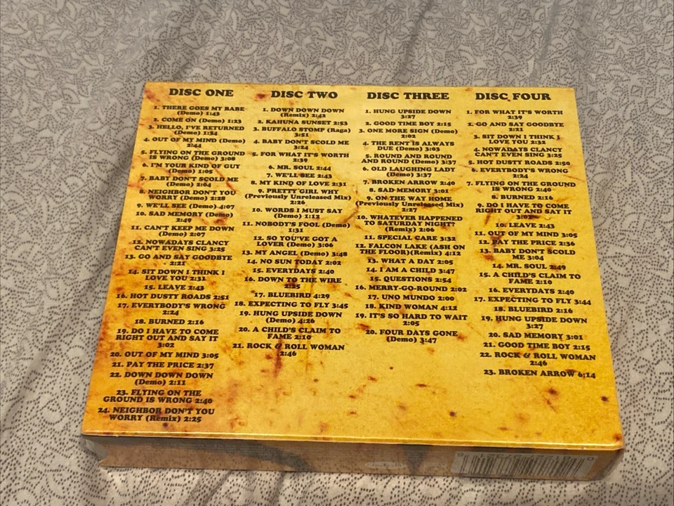 ATCO Buffalo Springfield Box Set-4 CDs-48 songs-Unreleased-Demos-Alternate Mixes - Image 2 of 2