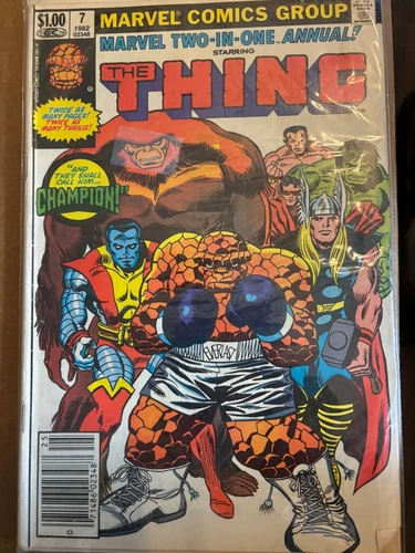 Marvel Comics Marvel Two-In -One Annual #7 Comic Book 1982