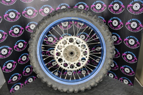 88-98 1991 Suzuki RM250 EXCEL BLUE REAR BACK WHEEL RIM TIRE HUB 64110-28C01