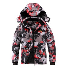 Kid's Ski Jacket Winter Waterproof Coat girls boys Fleece Snowboarding Jacket...