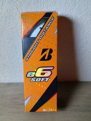 SET OF 3/SLEEVE- NEW Bridgestone e6 Soft Straight Distance Golf Balls- FREE SHIP