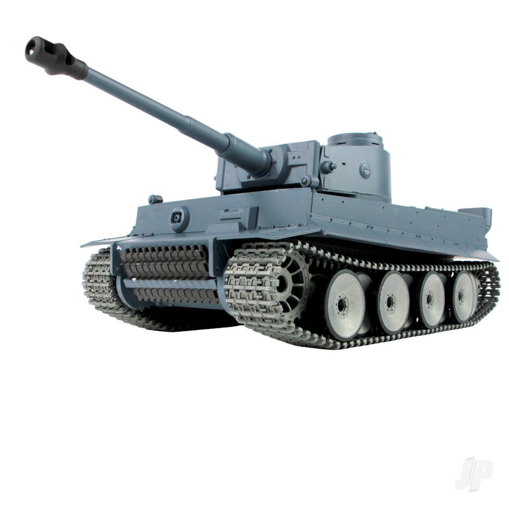Henglong 1:16 German Tiger I RC Tank w/IR Battle, Shoots, Smoke, Sound, Metal...
