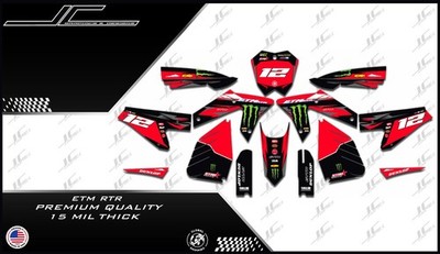 ETM RTR graphics kit decals  THICK AND HIGH GLOSS .....