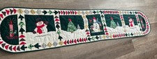 Handmade Christmas quilted Table Runner