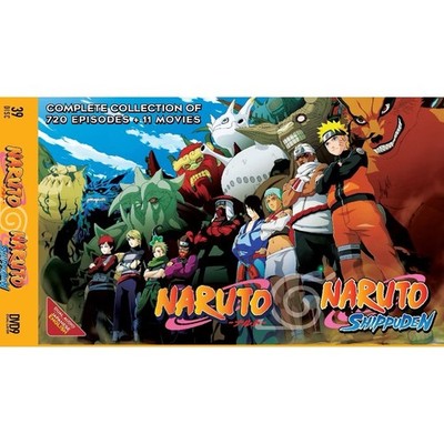 Naruto Shippuden Complete SeriesVol.1-720 END + 11 Movie Anime DVD (English Dub)