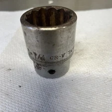 NAPA EVERCRAFT 775-1840 3/4" Drive 1-1/4'' Industrial 12 Point Socket