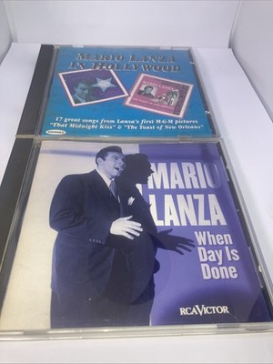 Mario Lanza CD Lot 2EA When Day Is Done & Mario Lanza In Hollywood  BMG VGC CD17