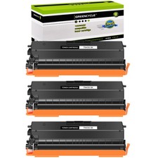 3PK TN-436 Black Toner Cartridge TN436BK Fit For Brother HL-L8260CDW HL-L9310CDW