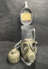 West German Gas Mask Drager Military & Police M65 Sealed Unused Filter Size 2