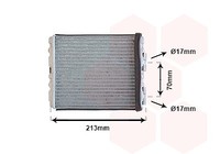 VAN Wezel WäRmetauscher, Innenraumheizung U.A. FüR Mitsubishi, Nissan