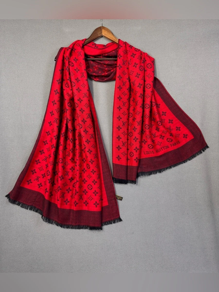 Louis Vuitton Red Scarves & Wraps for Women for sale | eBay