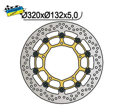 Bremsscheibe vorne rechts-links schwimmend SGR 6591058 YAMAHA - 2. Foto Anwendungen