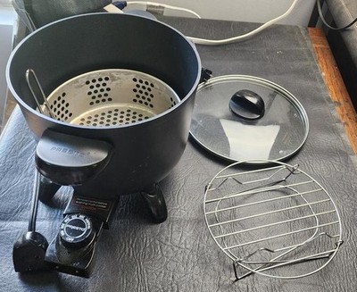 Presto Kitchen Multi-Cooker Non-Stick Electric Deep Fryer Hot Oil Fry 0600611