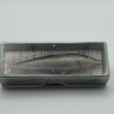 Vintage Original Rapala Wobbler 7S Silver  Wood Fishing Lure 7cm