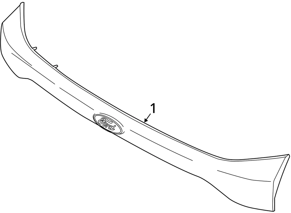 Tail Light Sport Liftgate Mounted Center Fits 15-18 EDGE 5204454 - Image 3 of 3