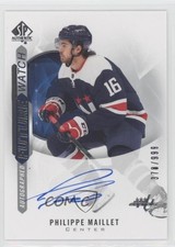 2020-21 SP Authentic Auto Future Watch /999 Philippe Maillet #177 Auto 2oz