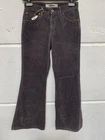 Mavi Ladies Pants Cord Trousers 192 Low Rise, Bell Bottom Dark Gray W26 L34
