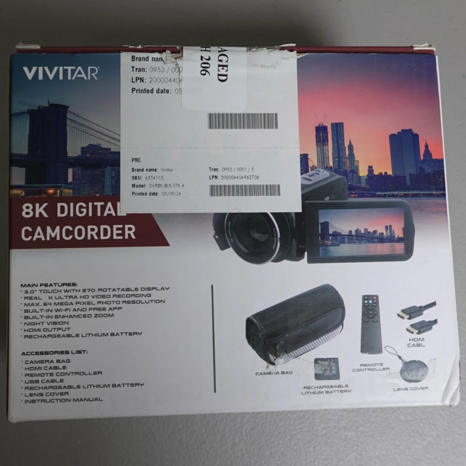 Vivitar 8K 18x Zoom Camcorder - Image 4 of 4