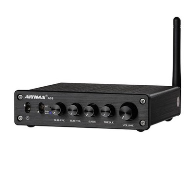 AIYIMA A03 2.1 Channel Class D Amplifier 50W * 2+100W TPA3116 Bluetooth Stereo A