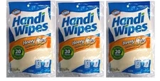 Clorox HEAVY DUTY HANDI CLEANING BEIGE WIPES REUSABLE  3 Pks-3 WIPES