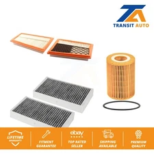 Air Cabin Engine Cartridge Oil Filters (3 Total) Kit For Mercedes-Benz ML350