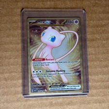 Carta Pokemon Mew 2023 ex 205/165 Scarlatto e Viola 151 Metallo Oro Inglese NM