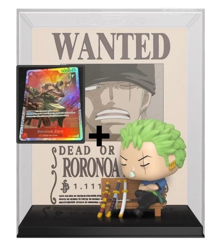 Funko Pop! Exclusive Roronoa Zoro Wanted Poster #2124 One Piece + Zoro ST21-015