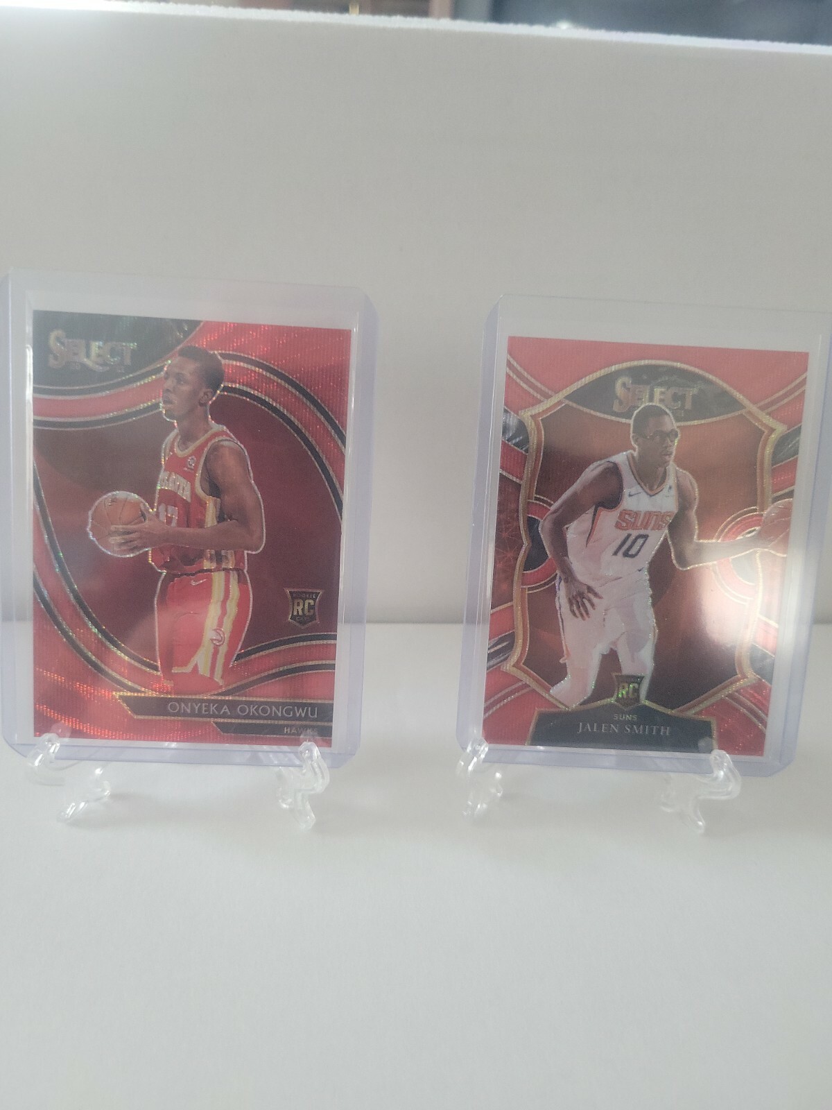 2020-21 Panini Prizm Select Tmall SP Red Wave Concourse RC Jalen Smith & Select