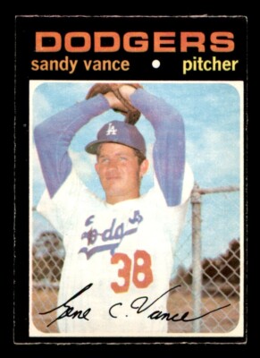 1971 OPC O-Pee-Chee Baseball #34 Sandy Vance EX *e2