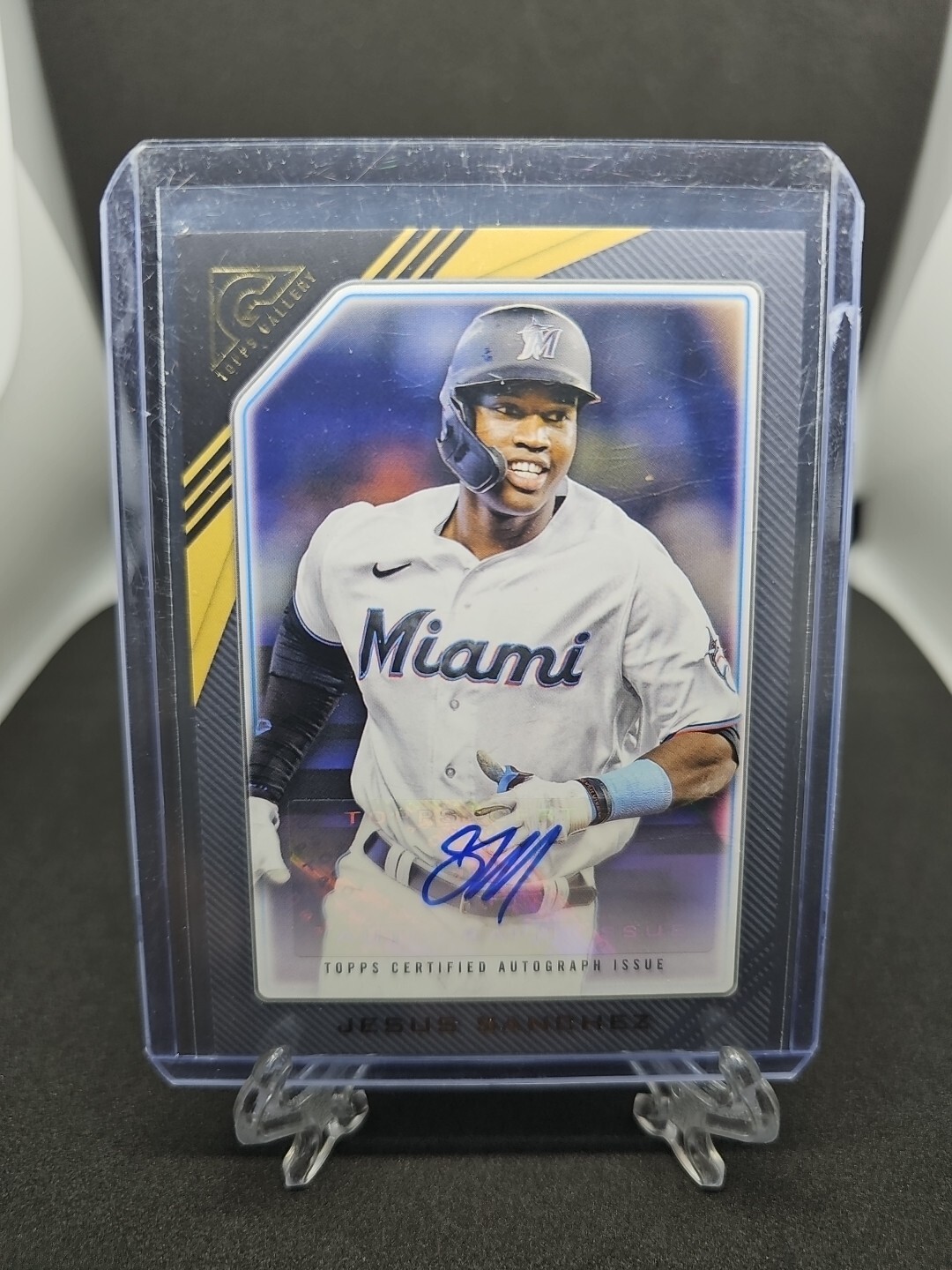 2022 Topps Gallery Jesus Sanchez Auto #YSA-JS signature Autograph Miami Marlins