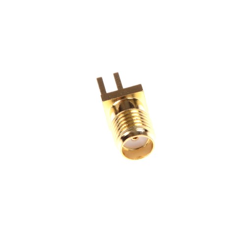 10x SMA Female Jack PCB Edge Mount Solder 0.062'' RF Adapter Connector TP LT - Zdjęcie 5 z 7