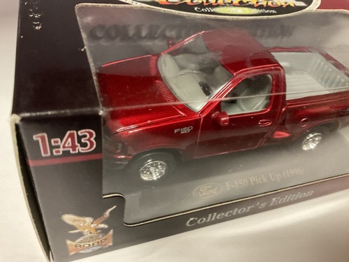 Road Signature 1/43 1998 FORD F-150 4X4 Truck RED #94217, NIB - Picture 4 of 9