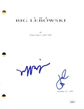 Jeff Bridges & John Goodman Signed Autograph The Big Lebowski Movie Script JSA