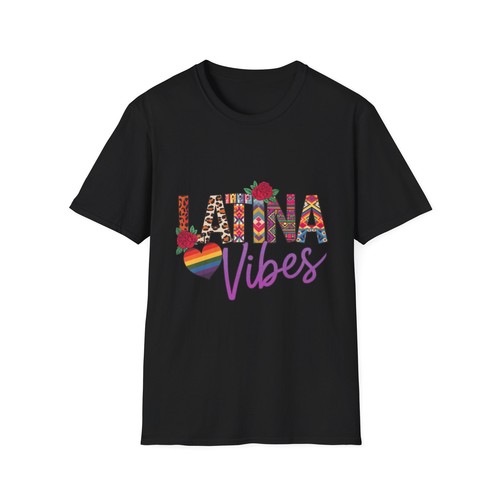T-shirt unisex Latina Vibes, camicia Pride, abbigliamento Latinx, top festival, regalo per - Foto 3 di 25