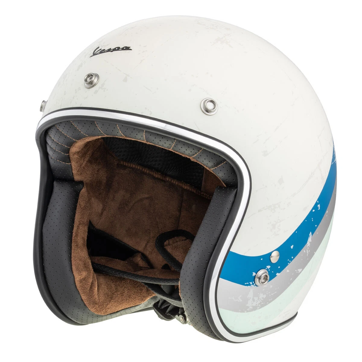 PIAGGIO FOR VESPA HERITAGE WHITE THORN JET HELMET